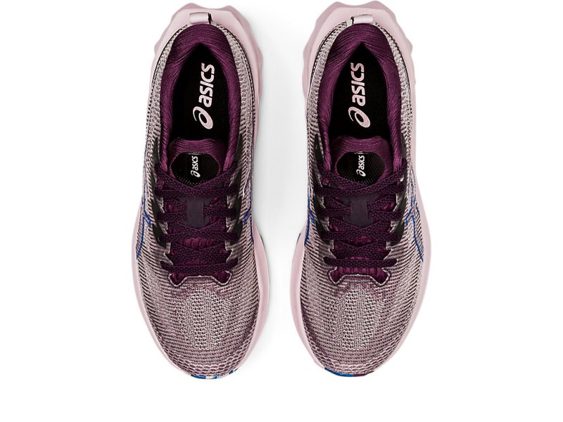 Asics Novablast 2 LE レディース ランニングシューズ 深い紫 ピンク | JP3269-181