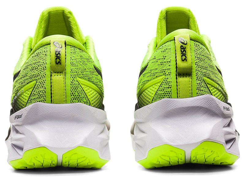 Asics Novablast 2 メンズ ランニングシューズ 緑 グレー | JP7623-557