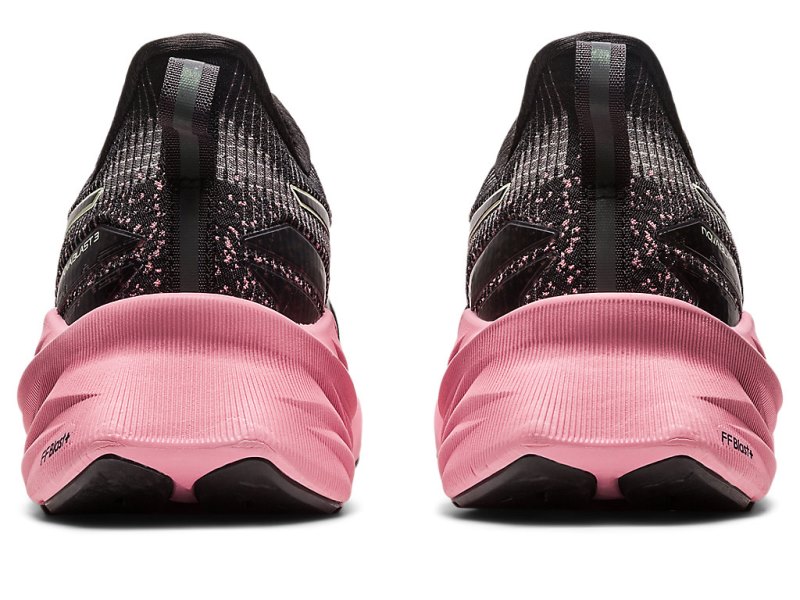 Asics Novablast 3 LE レディース ランニングシューズ 黒 ピンク | JP3996-671