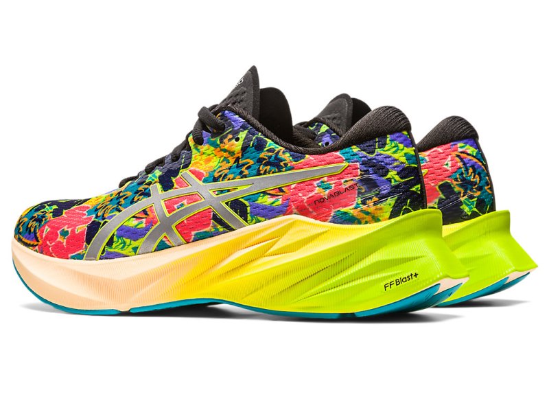 Asics Novablast 3 Lite-show レディース ランニングシューズ ライト緑 グレー | JP9178-122
