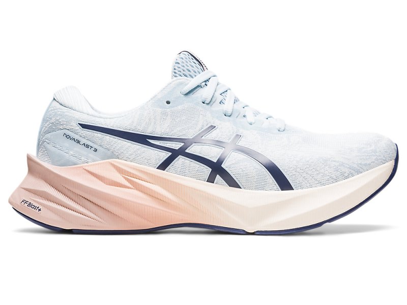 Asics Novablast 3 Nagino レディース ランニングシューズ ライト青 Weiß | JP6472-711