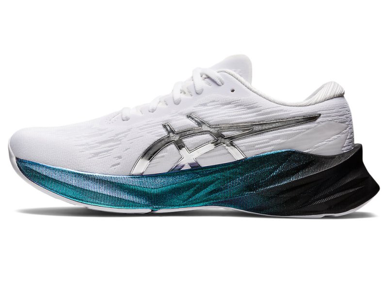 Asics Novablast 3 Platinum メンズ ランニングシューズ 白 シルバー | JP0280-649