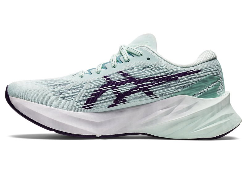 Asics Novablast 3 レディース ランニングシューズ ライト青 暗紫 | JP1133-602