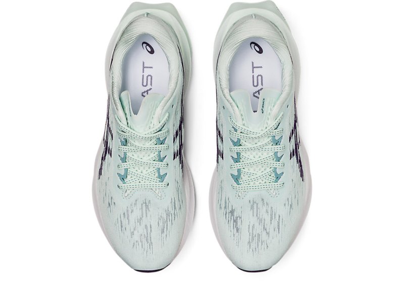 Asics Novablast 3 レディース ランニングシューズ ライト青 暗紫 | JP1133-602