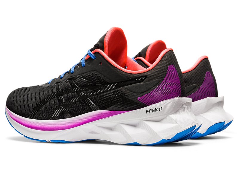 Asics Novablast レディース ランニングシューズ 黒 黒 | JP6499-114