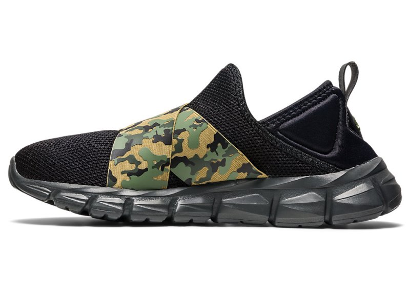 Asics Quantum Lyte Slip-on メンズ スニーカー 黒 迷彩 | JP3221-478