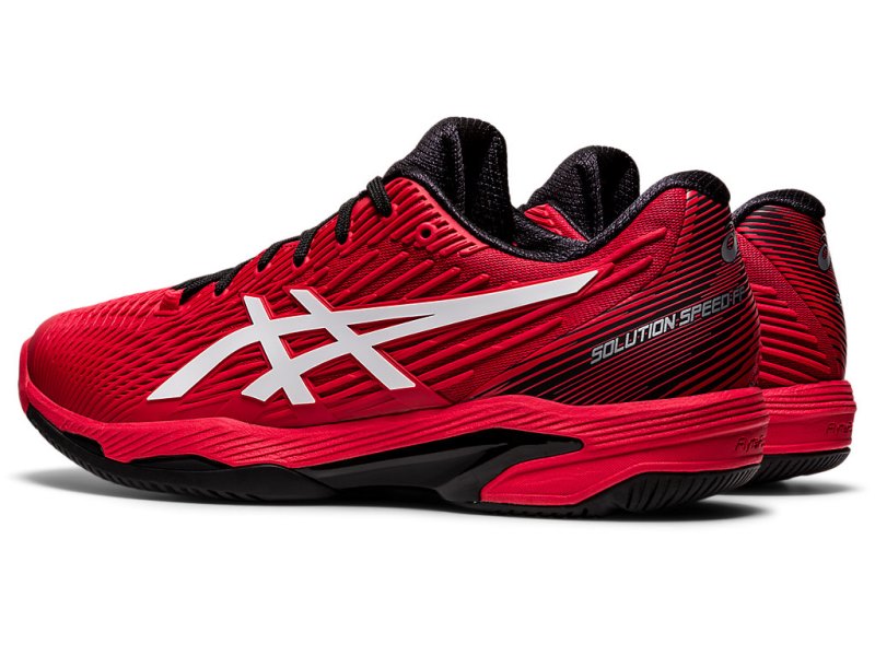 Asics Solution Speed FF 2 メンズ テニスシューズ 赤 白 | JP9824-944