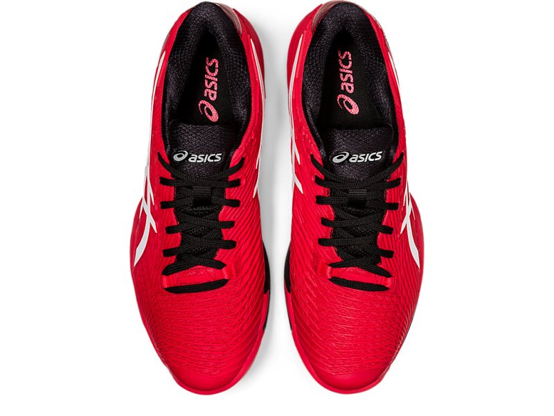 Asics Solution Speed FF 2 メンズ テニスシューズ 赤 白 | JP9824-944