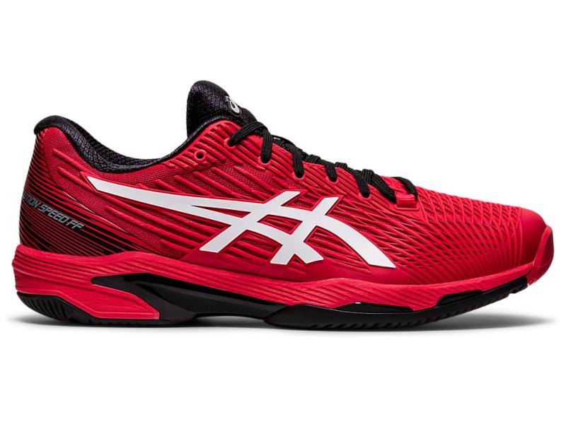 Asics Solution Speed FF 2 メンズ テニスシューズ 赤 白 | JP9824-944