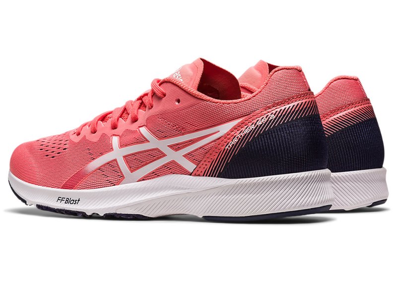 Asics Tarther Rp 3 レディース ランニングシューズ コーラル 色 白 | JP4313-321