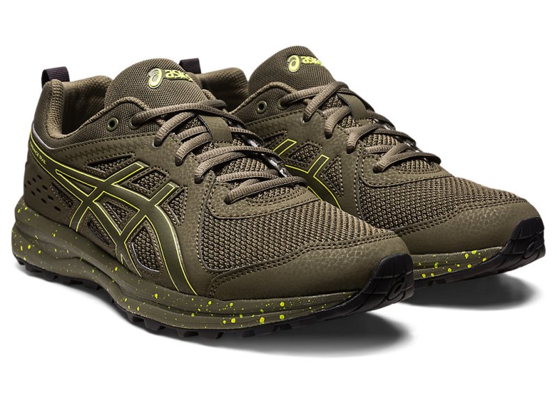 Asics Torrance トレイル レディース スニーカー ブラウン グレー レモン | JP4749-555