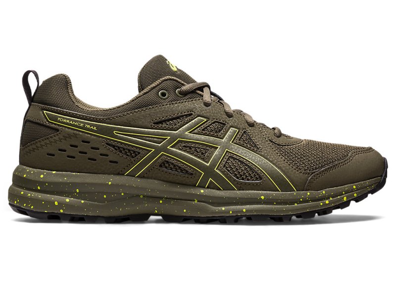 Asics Torrance トレイル レディース スニーカー ブラウン グレー レモン | JP4749-555