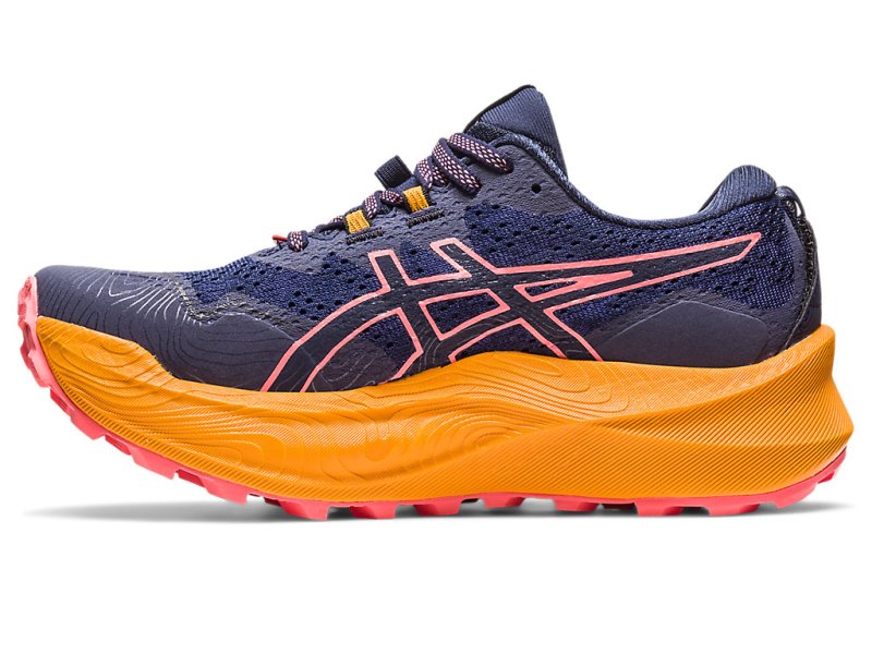 Asics Trabuco Max 2 レディース ランニングシューズ 黒 コーラル 色 | JP4062-236