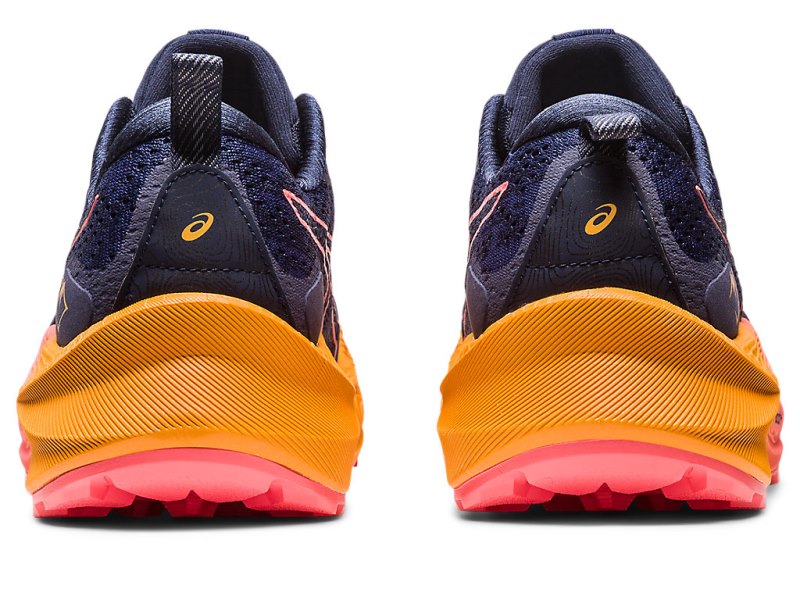 Asics Trabuco Max 2 レディース ランニングシューズ 黒 コーラル 色 | JP4062-236