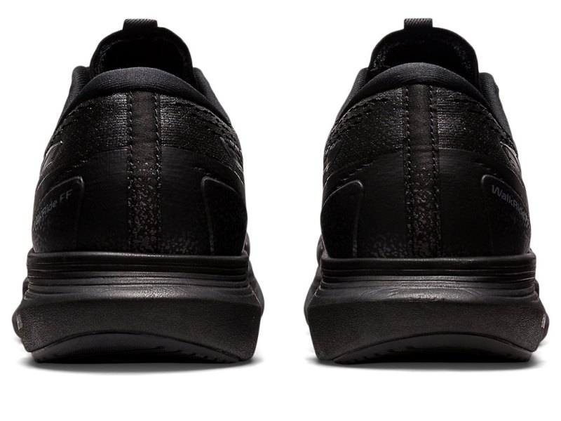 Asics Walkride FF メンズ ウォーキングシューズ 黒 深いグレー | JP5519-849