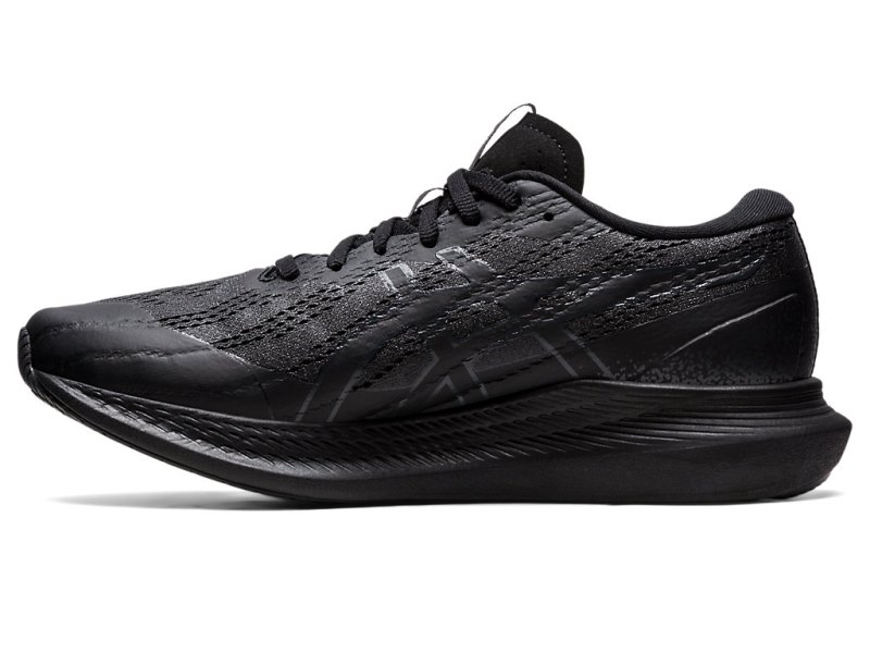 Asics Walkride FF レディース ウォーキングシューズ 黒 深いグレー | JP1363-117