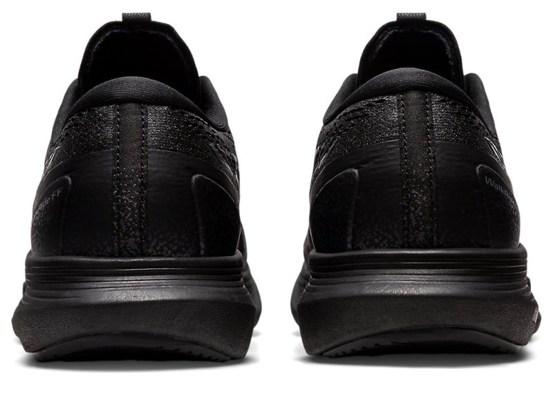 Asics Walkride FF レディース ウォーキングシューズ 黒 深いグレー | JP1363-117