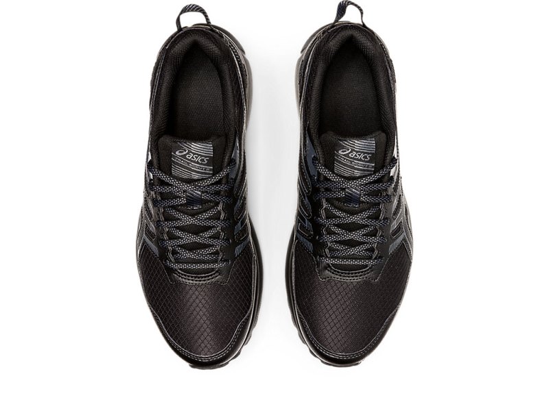 Asics トレイル Scout 2 メンズ トレイルランニングシューズ 黒 グレー | JP4468-217